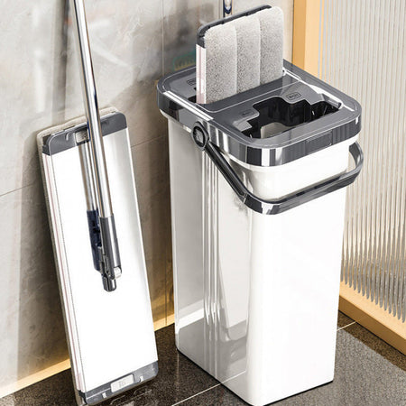 50cm mop Scratch-Free Hands-Free Flat Mop with Wet Dry Bucket System