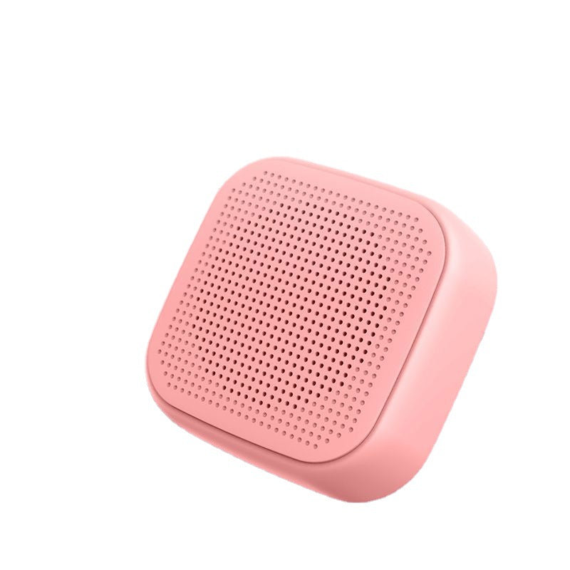Mini Bluetooth Desktop Speaker Portable Wireless Subwoofer in White