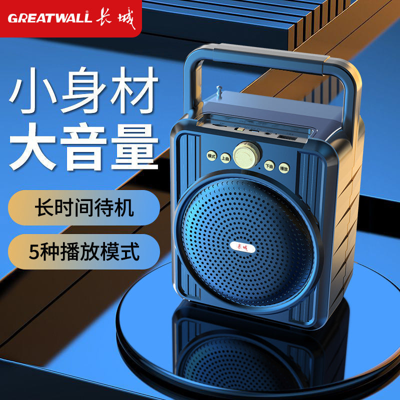 Portable Bluetooth Speaker with Microphone Radio & PA System