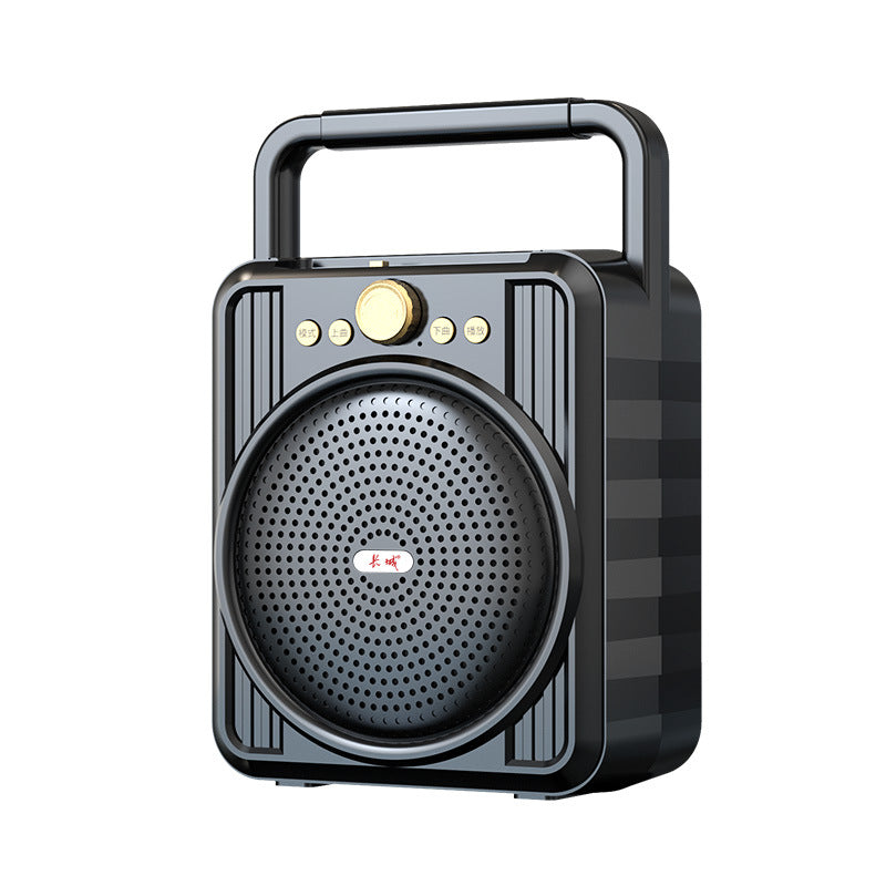 Great Wall Portable Bluetooth Speaker High Volume Outdoor Audio in Black