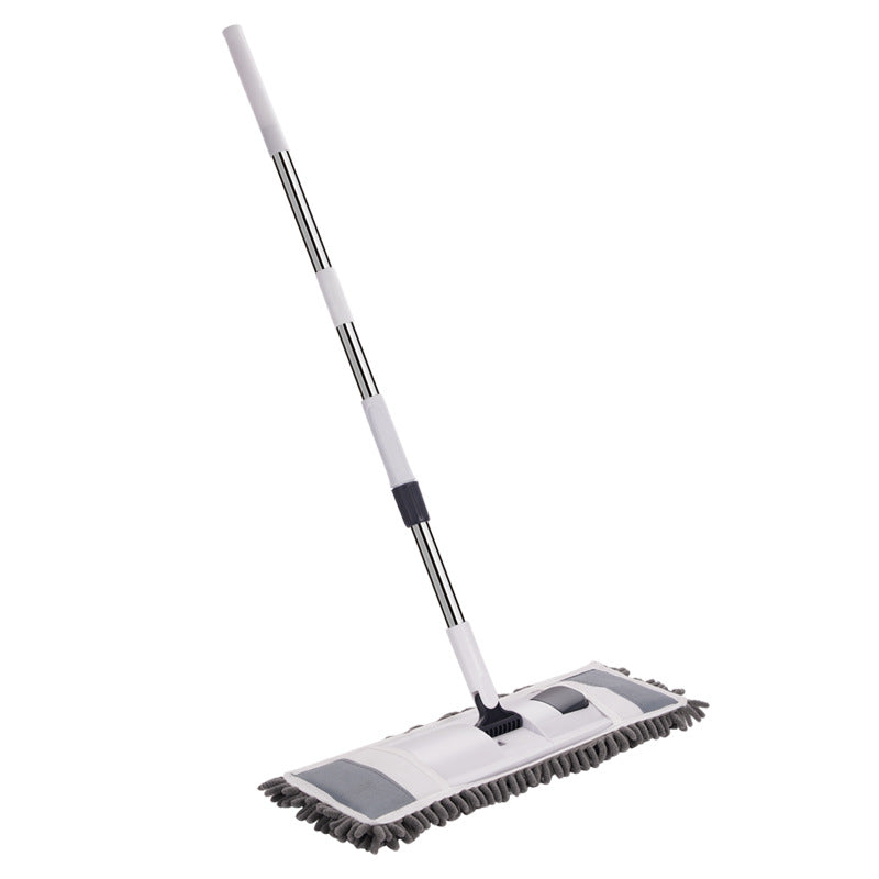 Fiber cloth Chenille Flat Floor Mop for Tile & Wood Wet Dry Cleaning