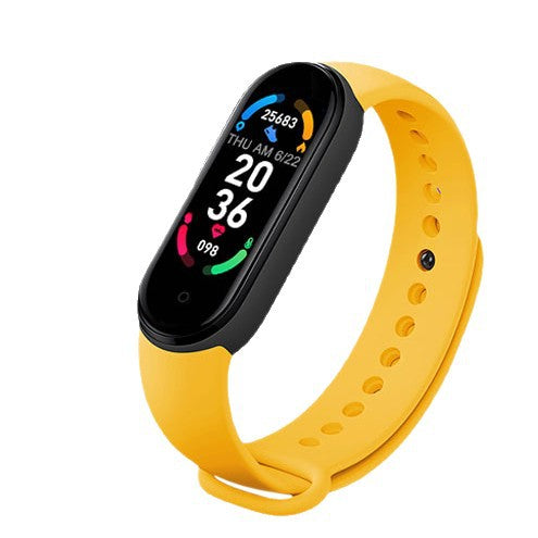 M6 Smart Fitness Bracelet with Heart Rate & Sleep Monitoring in Blue