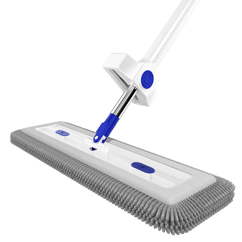 Hands-Free Chenille Rotating Flat Mop for Wet Dry Cleaning