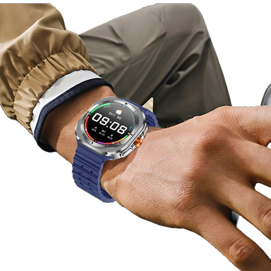 Z7 Ultra Smart Watch Health Monitoring Bluetooth Call IP68 Waterproof in Black