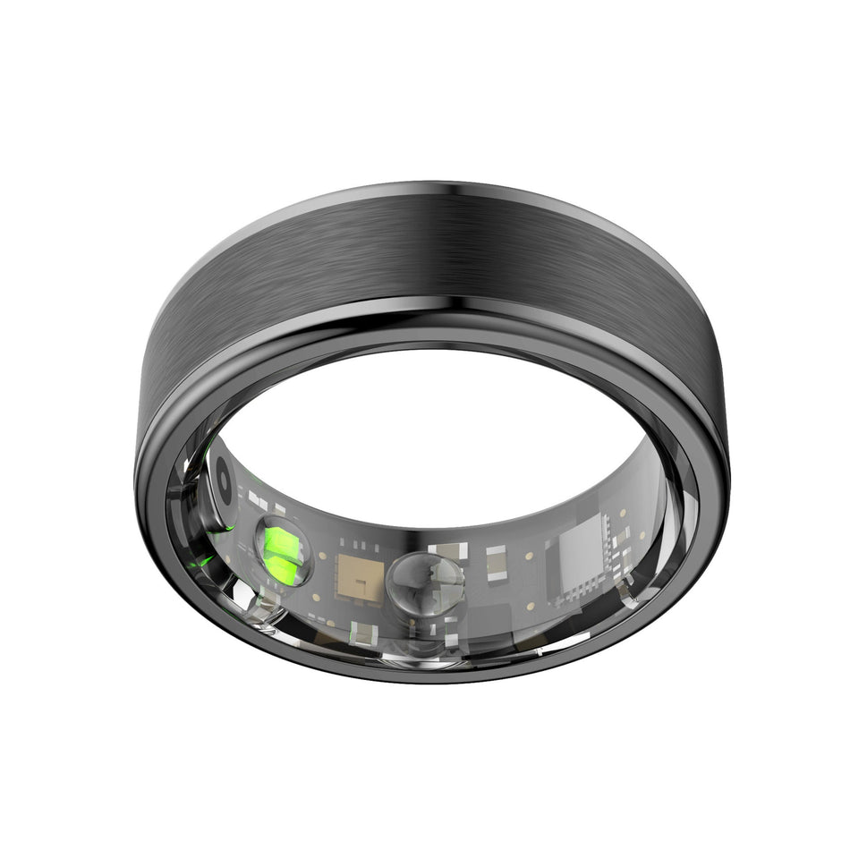 R03 Smart Ring Health Monitoring Sleep & Heart Rate Waterproof in Black