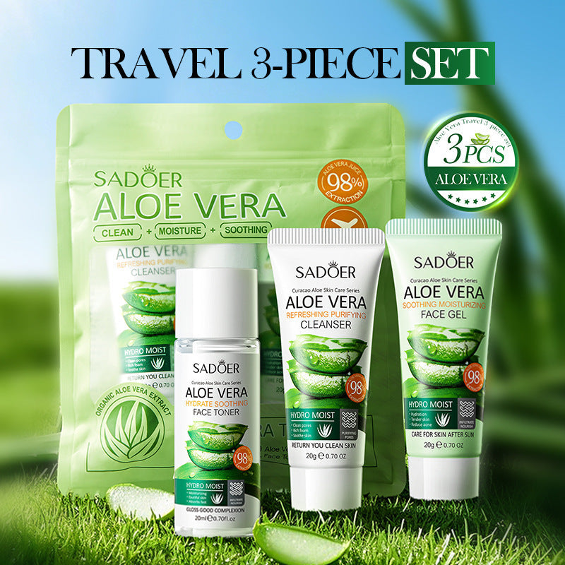 Bioaoua Travel Skincare Set Whitening Hydrating Mini Kit