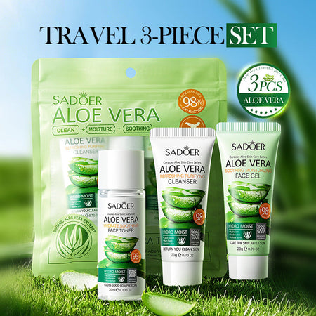 Bioaoua Travel Skincare Set Whitening Hydrating Mini Kit