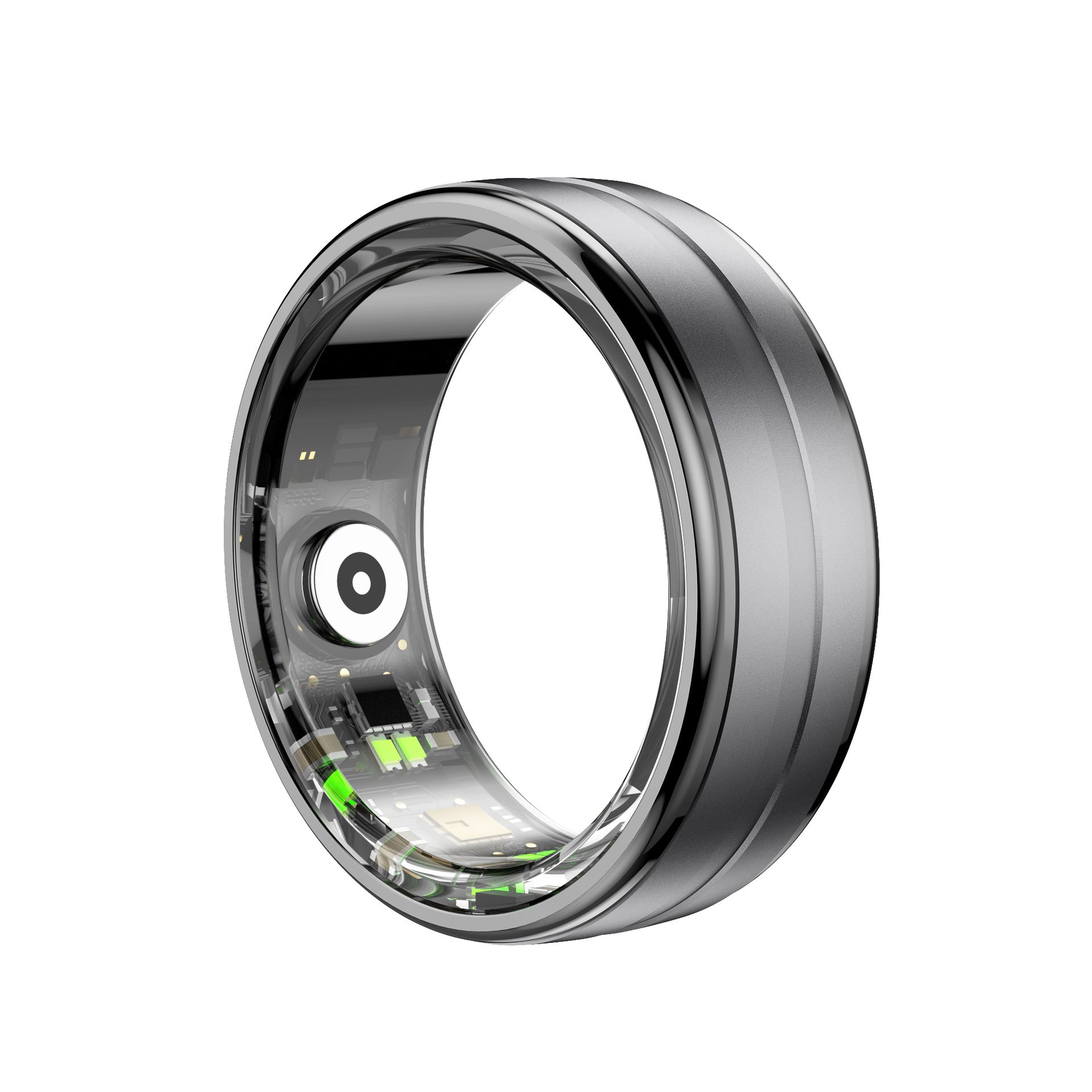R06 Smart Ring Health Monitoring Waterproof Fitness Tracker in Gold