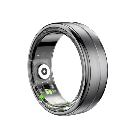 R06 Smart Ring Health Monitoring Waterproof Fitness Tracker in Gold