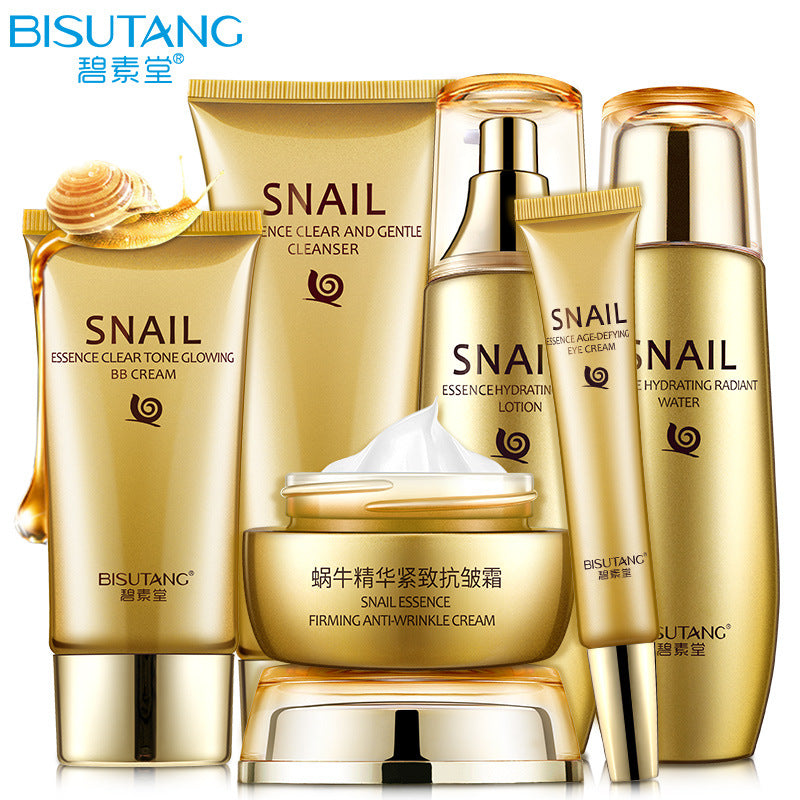 Bisutang Snail Essence Hydrating Skincare Set Facial Care Kit