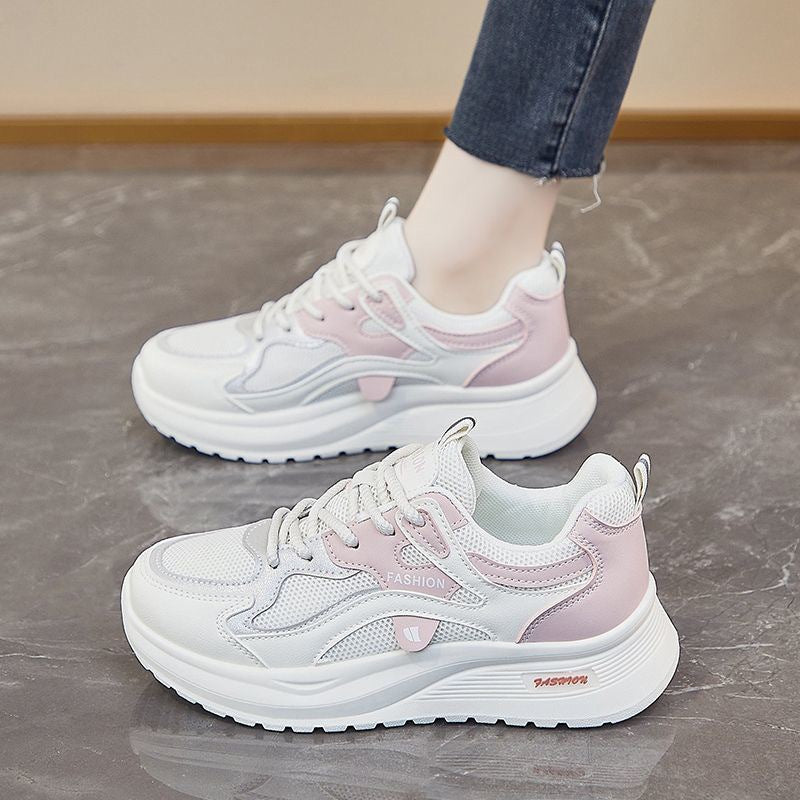 Women's Lightweight Mesh Dad Sneakers Soft Sole Running Shoes
