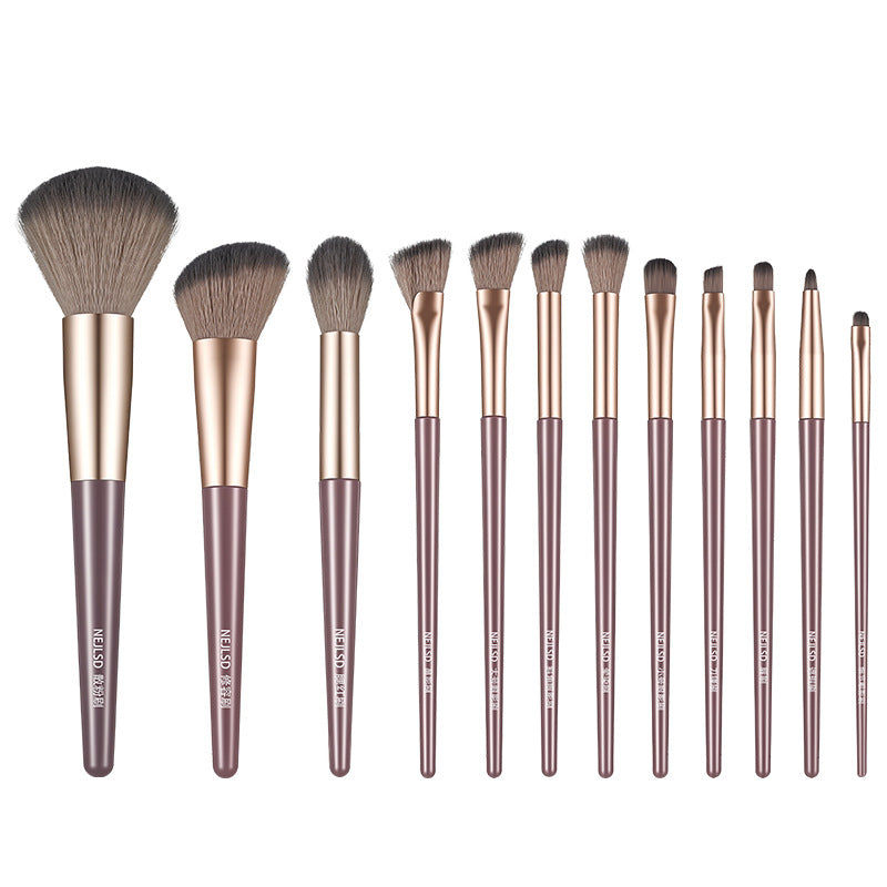 Gecomo Lip Brush Round Head Makeup Blending Brush Set