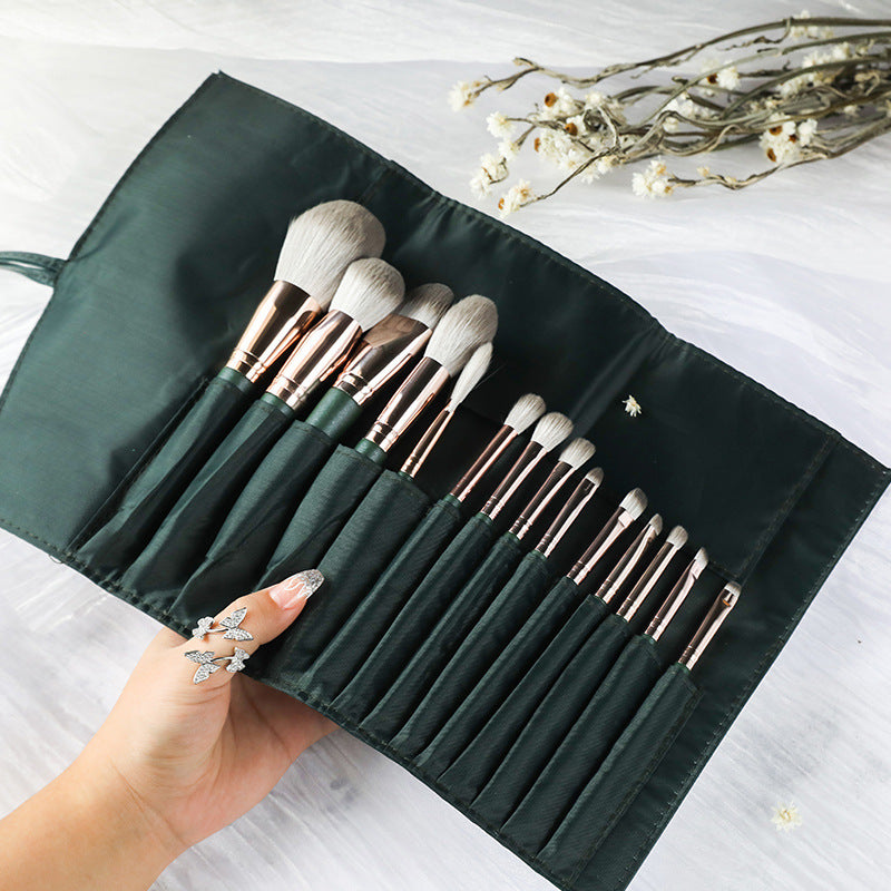 Morandi 12-Piece Makeup Brush Set Soft Beginner Beauty Kit