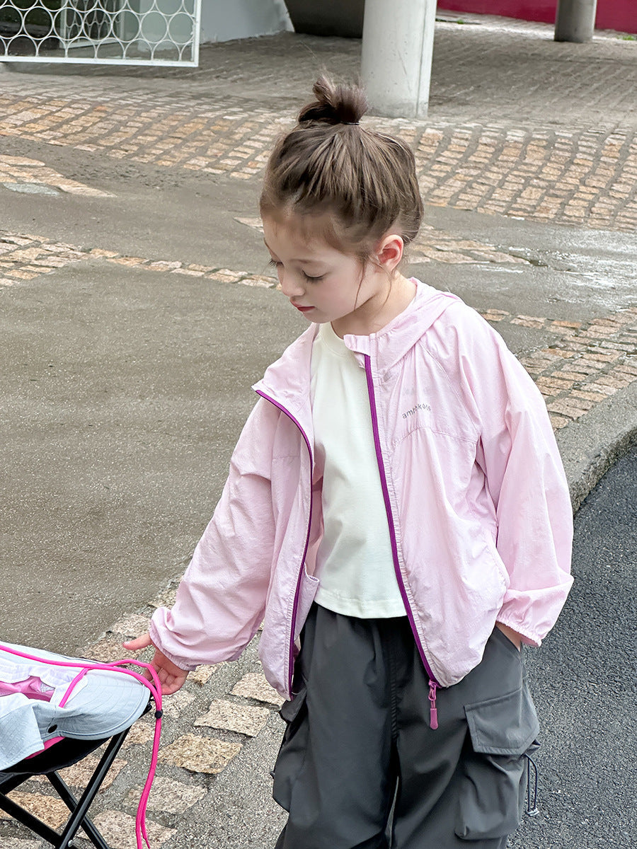Premium Kids UPF50+ Hooded Sun Protection Jacket
