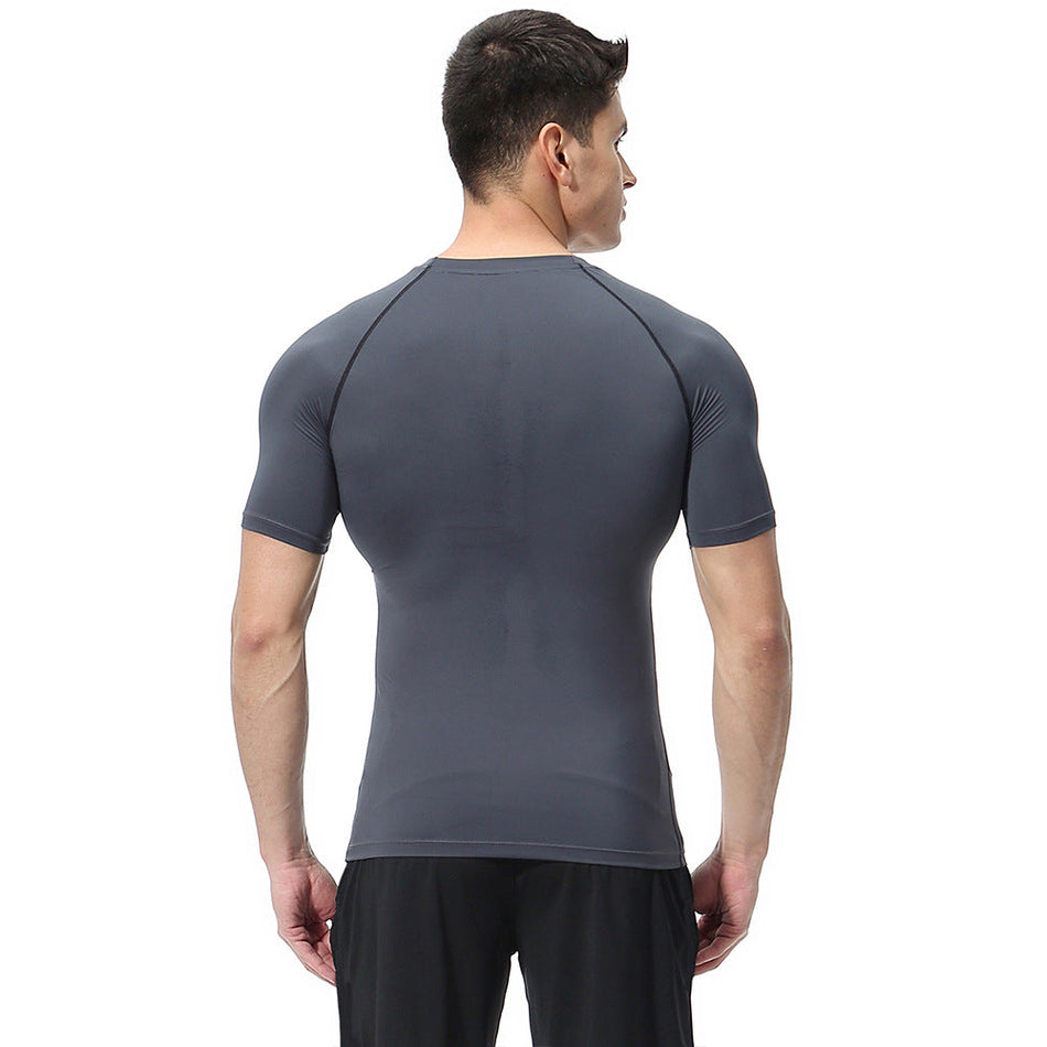 Men's Quick-Dry Compression Sports T-Shirt for Training