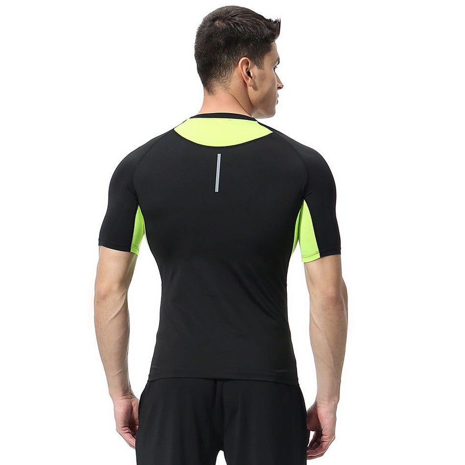 Men's Quick-Dry Compression Mesh Sports Training T-Shirt