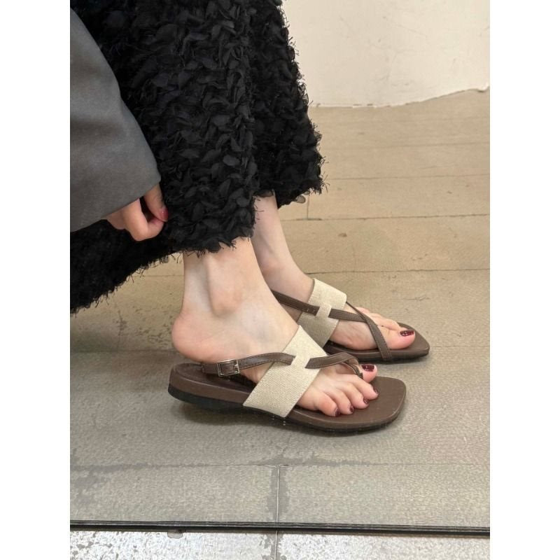 Women's Roman Flat Sandals Soft Sole Casual Beach Shoes