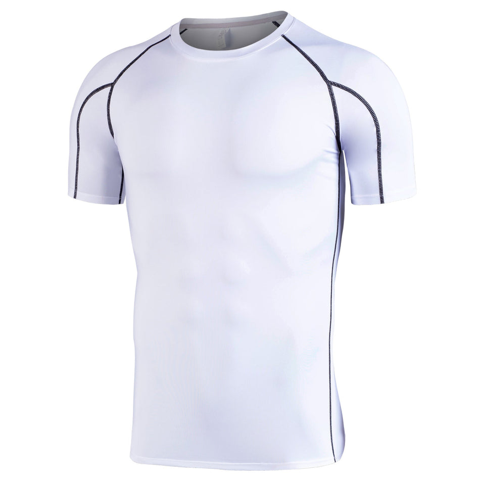 Men's Quick-Dry Compression Sports T-Shirt for Training