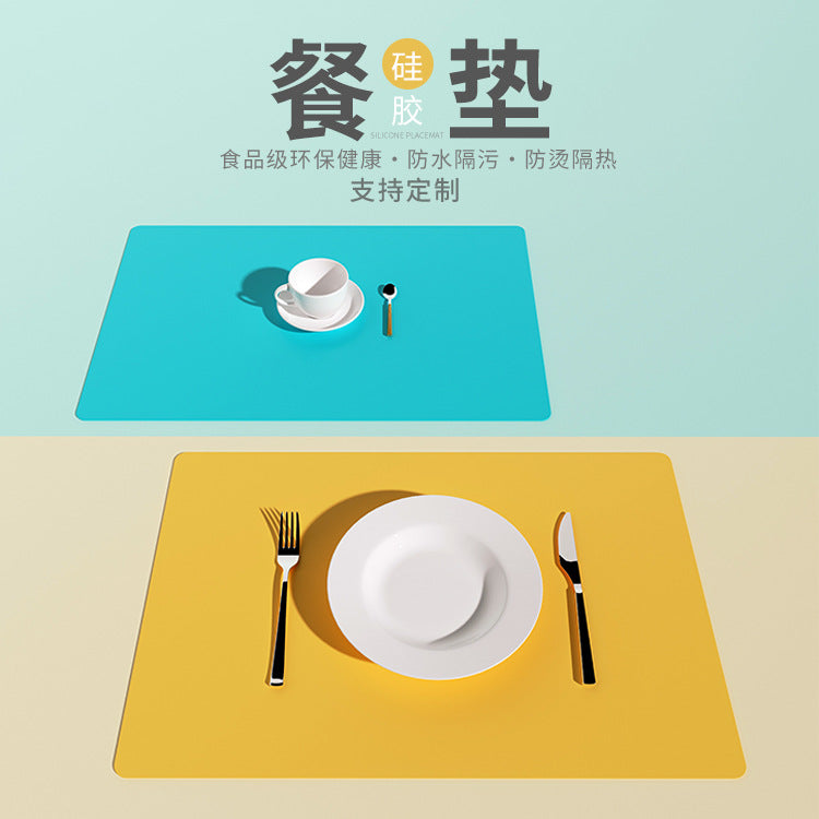 Large Silicone Placemat Waterproof Non-Slip Heat-Resistant Mat