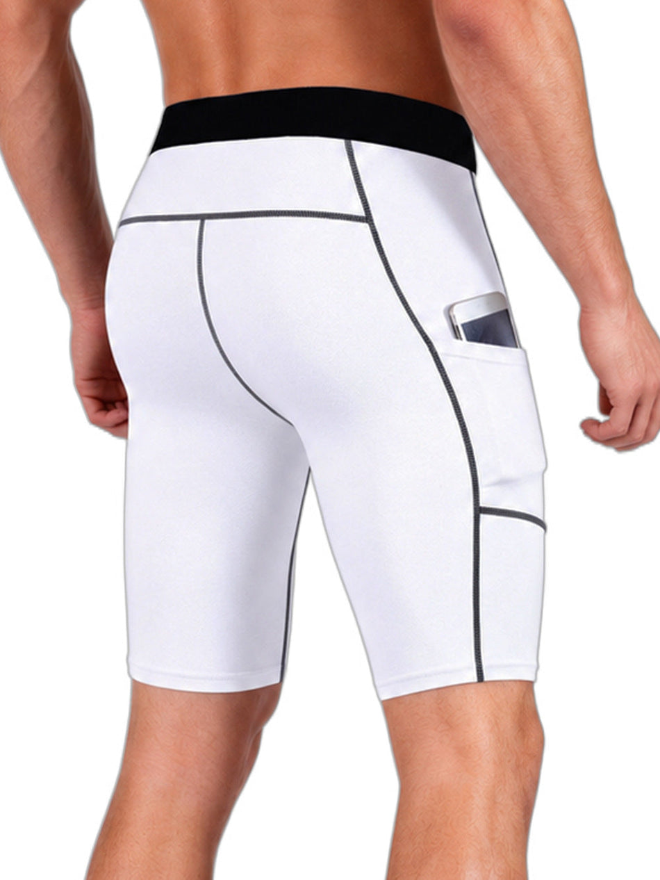 Men's Quick-Dry Compression Sports Shorts for Training