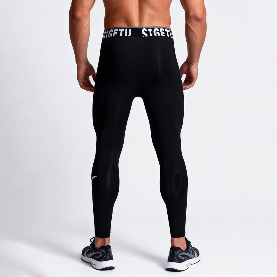 Men's Quick-Dry Compression Fitness Pants for Training & Running