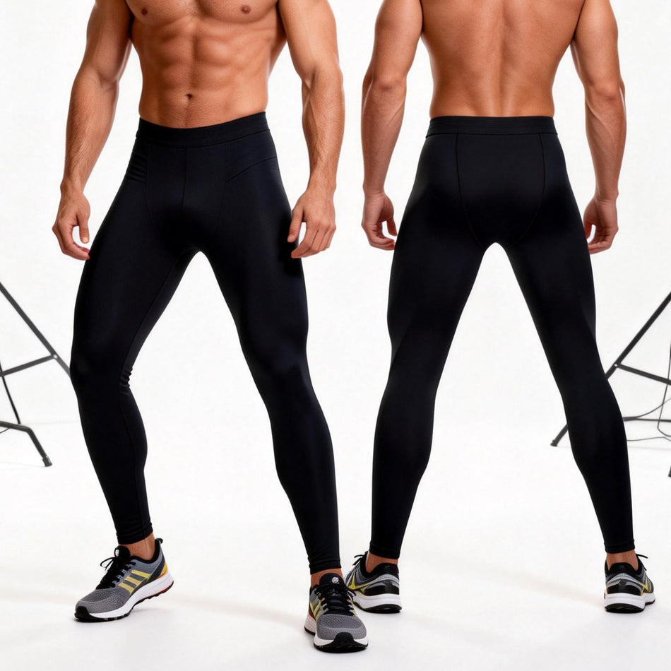 Men's Quick-Dry Compression Training Pants for Sports & Running