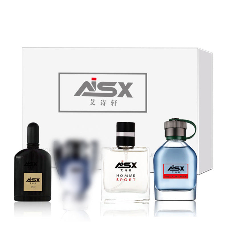 Men's Fresh Woody Cologne Gift Set Light Long-Lasting Fragrance