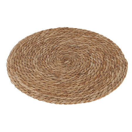 30cm & Hand-Woven Straw Round Placemat Tea Cup & Bowl Insulation Mat