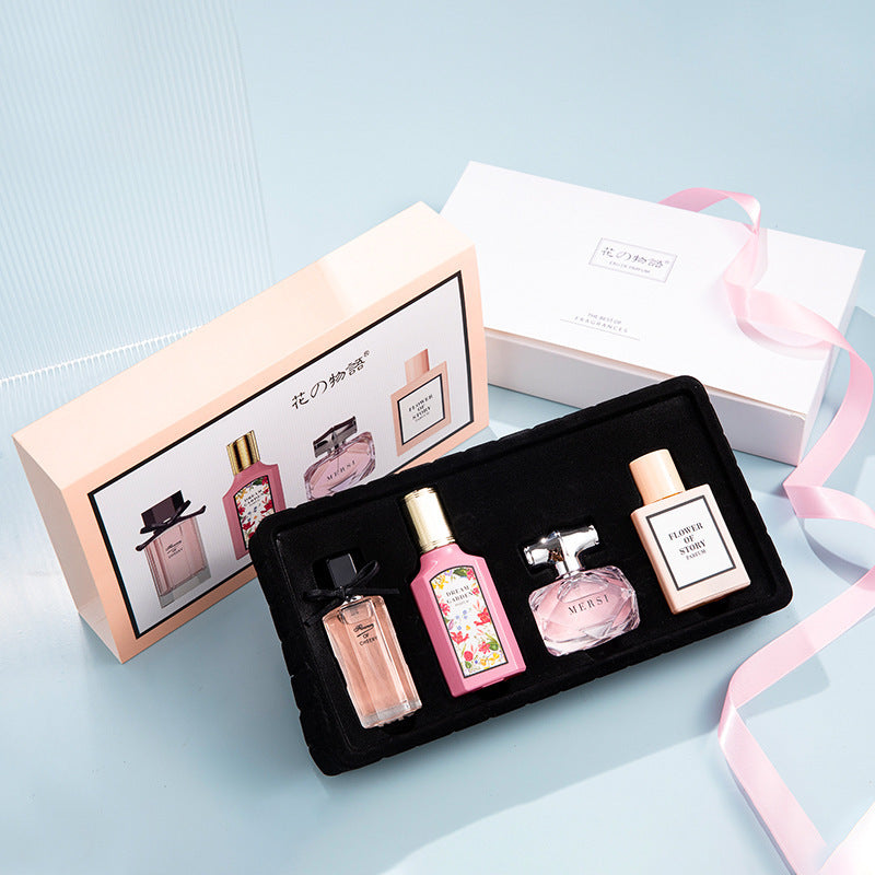 Women's Floral Fragrance Four-Piece Perfume Gift Set