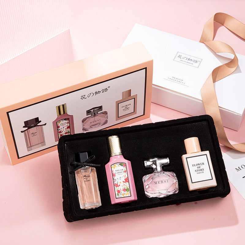 Women's Floral Fragrance Four-Piece Perfume Gift Set