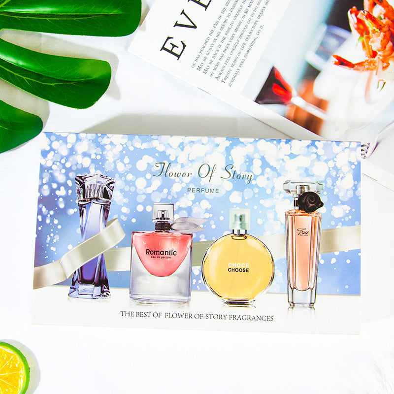 Women's Fresh Floral Fruity Perfume Gift Set Light Fragrance