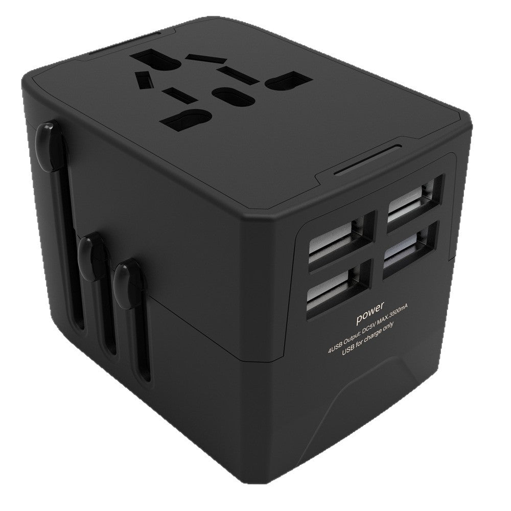Universal Travel Adapter 4USB Multi Plug Conversion Charging Stand