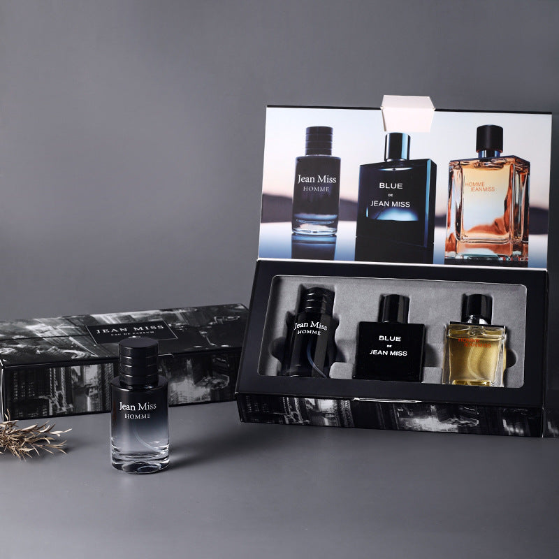 Men's Woody Eau De Toilette Gift Set Long-Lasting Cologne