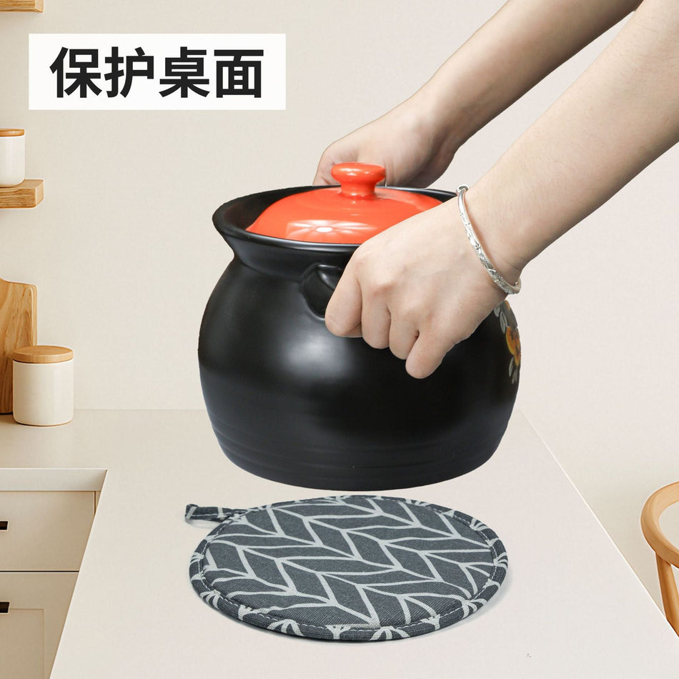 Nordic Cotton & Linen Heat-Resistant Placemat Anti-Scalding Table
