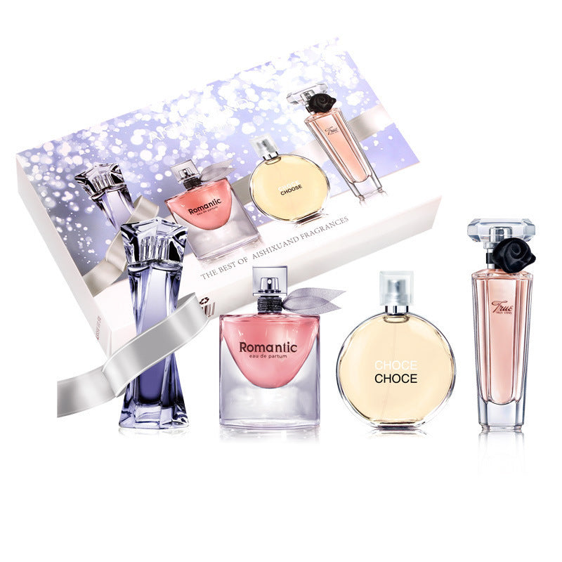 Women's Fresh Floral Perfume Gift Set Long-Lasting Fragrance