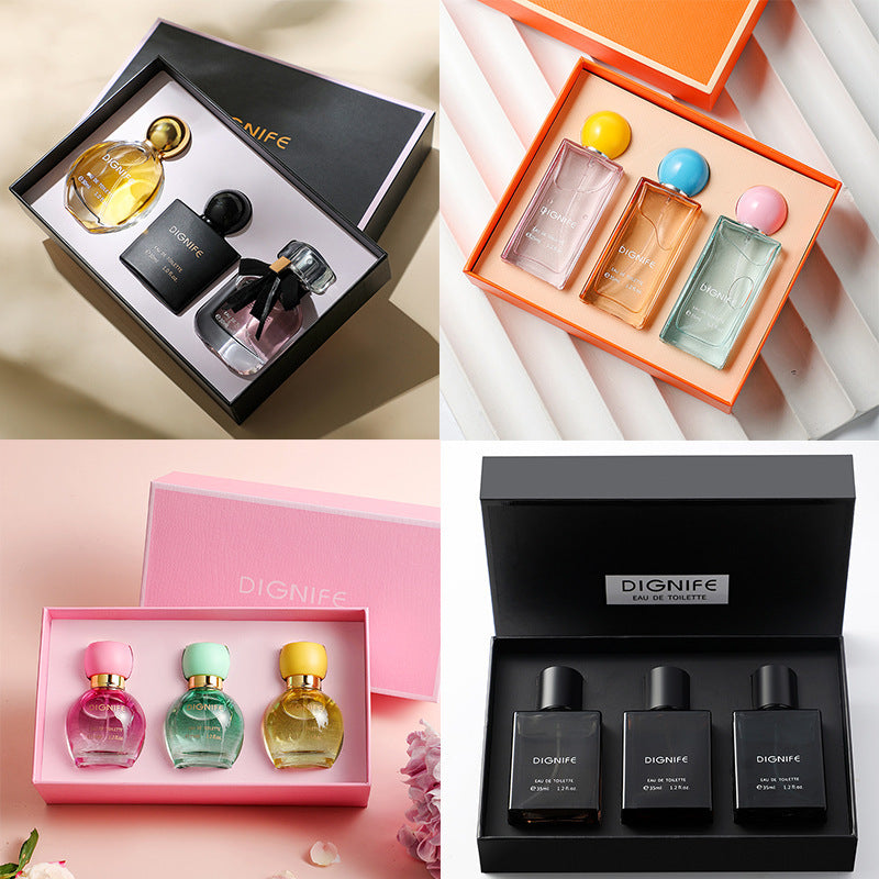 Women's Eau De Parfum Three-Piece Black Opium Style Gift Set