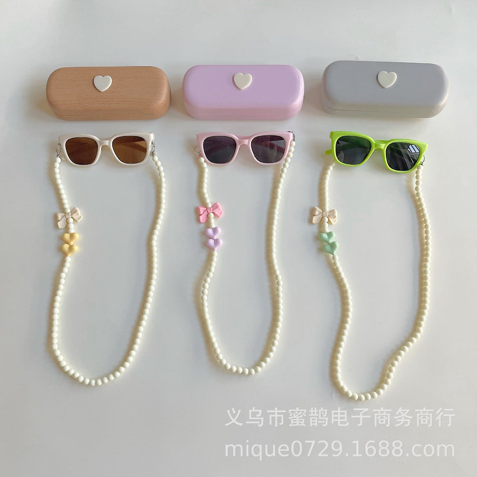 Kids Cat-Eye UV400 Sunglasses 3-Piece Dopamine Color Set