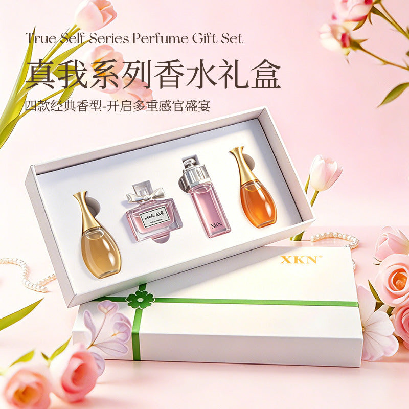 Unisex Q-Version Perfume Gift Set Long-Lasting Fragrance Box