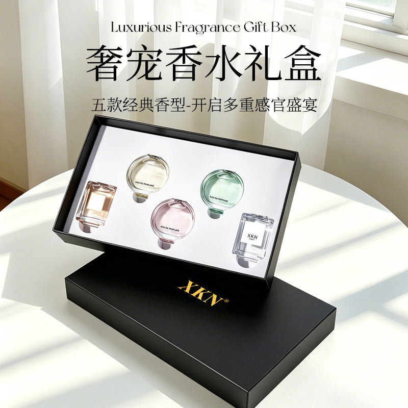 Unisex Mini Perfume Set Light Fragrance Gift Box Long-Lasting