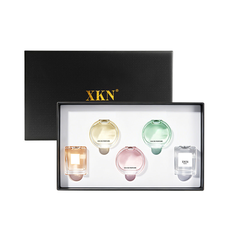 Black Unisex Mini Perfume Set Light Fragrance Gift Box Long-Lasting