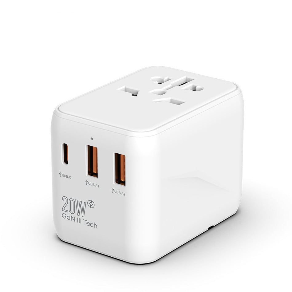 Universal PD20W Fast Charging Travel Adapter Multi Standard Plug