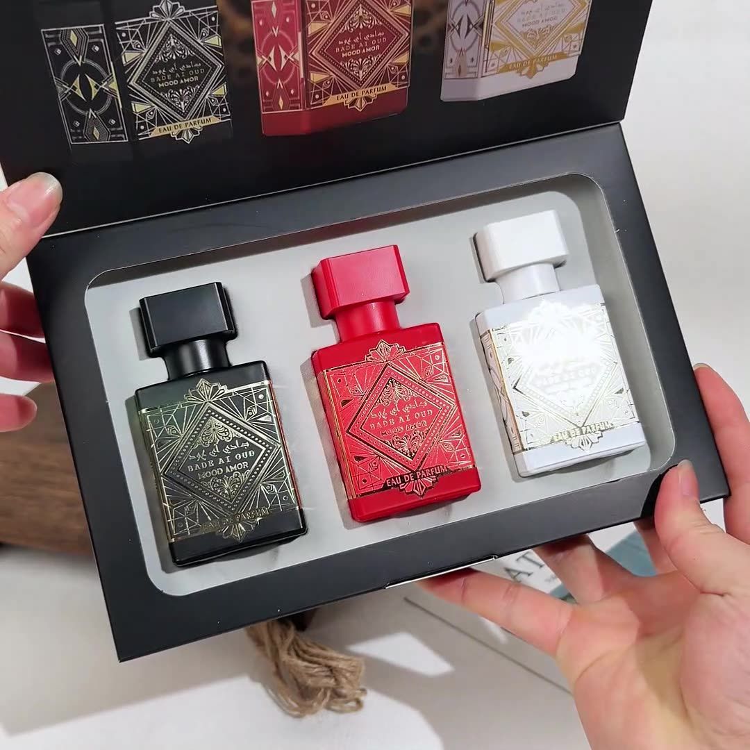 Men's Arabian Eau De Parfum Three-Piece Gift Set Long-Lasting