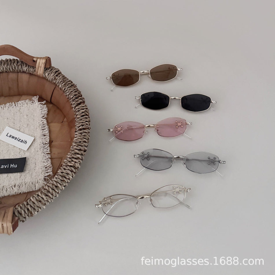 Feimo Kids Square UV400 Sunglasses Girls Fashion Style