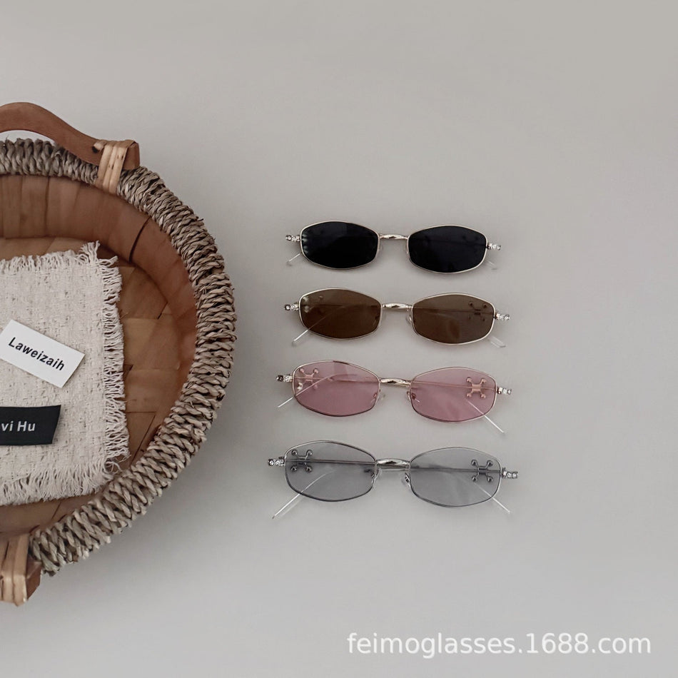 Feimo Kids Square UV400 Sunglasses Girls Fashion Style