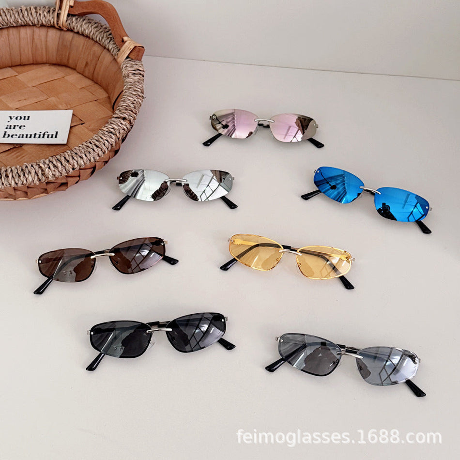 Feimo Futuristic Frameless UV400 Kids Sunglasses