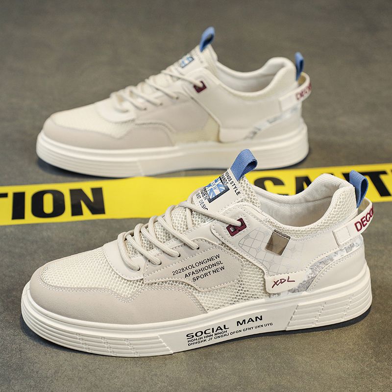 Men's Breathable Low-Top Mesh Sneakers for Casual Everyday Wear