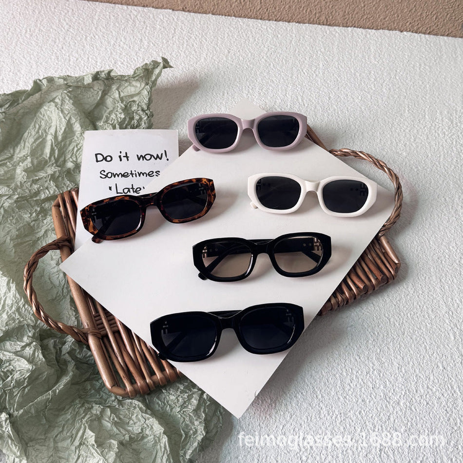Feimo Kids Square UV400 Sunglasses Korean Style Fashion