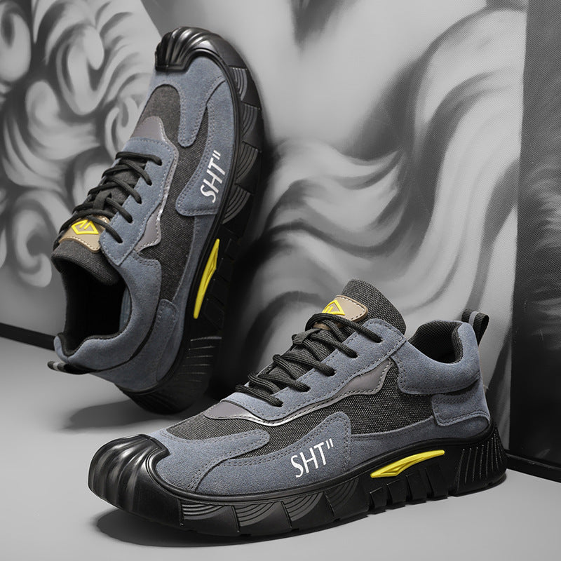Men's Lightweight Work & Casual Sneakers with Breathable Comfort
