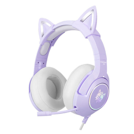Onikuma K9X12 Cat Ear Wired Gaming Headset with Microphone in Black