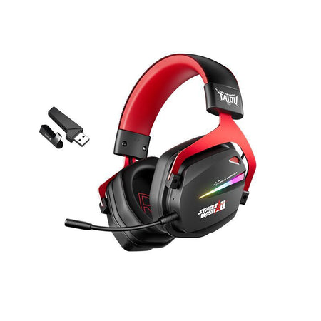 Titanium Armor THS326 7.1 Wireless Gaming Headset Bluetooth 2.4G in Black